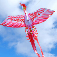 [Tặng Túi Vải Diều] Diều Hồng Loan 1.7x2.5 Mét Lớn Chính Hãng Weifang, Diều Kiểu Mới Cho Người Lớn Có Khung Carbon