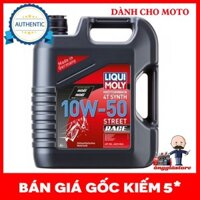 [TẶNG TUÝP CALTEX 120ML] Nhớt Liqui Moly Motorbike Synth 4T 10W50, nhớt mô tô cao cấp của Đức PT83