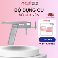[TẶNG VỈ 196 KHUYÊN]Dụng cụ bấm lỗ tai - Máy bấm lỗ tai kim loại kèm bút gương - phù hợp cho spa tiệm nail hoặc tại nhà