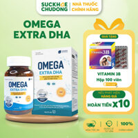 [TẶNG VITAMIN 3B 100 VIÊN] OMEGA EXTRA DHA - Dầu cá tinh chế nhập khẩu NAUY, Hỗ trợ phát triển não bộ, cải thiện thị lực