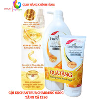 [Tặng Xả 125g]Dầu Gội Enchanteur Charming 650g
