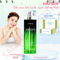 [Tặng Xà Bông] Xịt Khử Mùi SAKITO LANCEJ 50ml, Sạch Vùng Nách, Giúp Vùng Nách Khô Thoáng