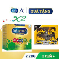 [Tặng Xe 4 Chuyên Dụng] Bộ 2 Sữa Bột Enfagrow A+ Neuropro 4 - DHA & MFGM vị không đổi-vị nhạt thanh mát - 2.2kg/hộp