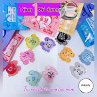 (Tặng xô) Combo 100 túi mù phát sáng rùa mini, cua mini blind box, túi mù test nhân phẩm làm quà cho bé