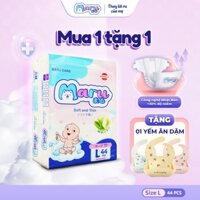[TẶNG YẾM ĂN DẶM] Combo Bỉm Quần Maru cho bé Tã Dán tinh chất trà xanh mềm mịn thoáng mát