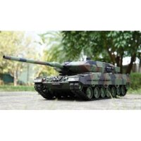 TANK LEOPARD 2A6 - Xe tăng điều khiển từ xa GERMANY LEOPARD 2A6 MBT PRO - BÁNH & XÍCH KIM LOẠI - tỉ lệ 1/16