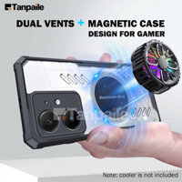 Tanpaile Cho Realme Neo7 Ốp Lưng Cho Realme Neo7 SE X Vỏ Làm Mát Bảo Vệ Chống Sốc Vỏ Điện Thoại Graphene Tản Nhiệt Vỏ FUNDA