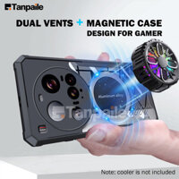 Tanpaile cho Xiaomi 14 Ultra cho Xiaomi 15 Pro Ốp lưng Xiaomi 15 Ultra làm mát Bảo vệ chống sốc Chơi game Funda Vỏ điện thoại Graphene tản nhiệt 【 E-sports King 】