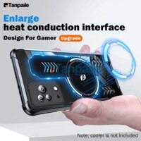 Tanpaile Làm Mát Từ Tính Dành Cho Xiaomi Black Shark 5 Pro Mix 4 Ốp Lưng Cứng Tản Nhiệt Điện Thoại Ốp Lưng Funda [Nâng Cấp]