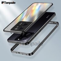 Tanpaile Luxury Siêu Mỏng Hợp Kim Nhôm Ốp Lưng Kim Loại Cho Xiaomi Redmi K60 Ultra Pro POCO F5 13T Kính Cường Lực Khóa Bao Funda Vỏ
