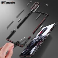 Tanpaile Luxury Siêu Mỏng Hợp Kim Nhôm Ốp Lưng Kim Loại Cho ZTE Nubia Red Magic 8 Pro + 7 7S 6 6S 6R 5 5S Z50 Lock Cover Capa Funda