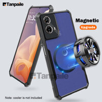 Tanpaile- Ốp Lưng Cho Motorola Moto G85 5G Ốp Lưng Trong Suốt Chống Sốc Ốp Lưng Điện Thoại Trong Suốt Funda Vỏ