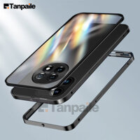 Tanpaile Sang Trọng Siêu Mỏng Hợp Kim Nhôm Ốp Lưng Kim Loại Cho HUAWEI Nova 13 Pro 12 Ốp Lưng Kính Cường Lực Khóa Bao Funda