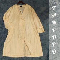 TANPOPO [2hand] Áo khoác dáng manto dài mùa hè Bigsize 2XL ~ 3XL(AK 011)