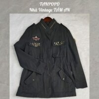 TANPOPO [2hand] Áo Khoác nữ dáng manto ngắn Size S ~ M (AK 04)