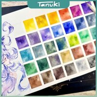 [TANUKI ART] Pocket màu nước Mijello 34 màu tách lớp 0.5ml
