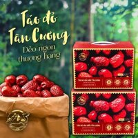 Táo đỏ Hòa Điền Tân Cương YANGLINGFOOD TÁO Hảo Hạng quả to chắc dẻo hàng đẹp, 80-90 quả/kg (Hộp Táo Biếu Tết Sang Trọng)