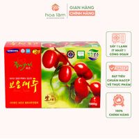 Táo đỏ hữu cơ Hàn Quốc hộp táo đỏ khô Hoa Lâm giàu dinh dưỡng dùng pha trà giúp bổ sung khí huyết 1000g