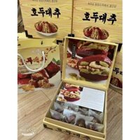 Táo đỏ kẹp óc chó nho khô