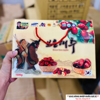 Táo Đỏ Sấy Khô Boeun Loess Jujube Hàn Quốc 1KG Hộp Sang Trọng Biếu Tặng