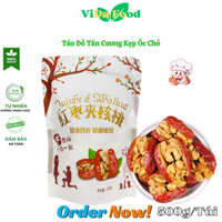 Táo Đỏ Tân Cương Kẹp Óc Chó 500g , Táo Đỏ Món Ăn Vặt Nhiều Dinh Dưỡng Tốt Cho Sức Khỏe SP412326342