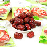 Táo đỏ Tân Cương không hạt sấy thăng hoa giòn túi mini ăn liền đồ ăn vặt healthy