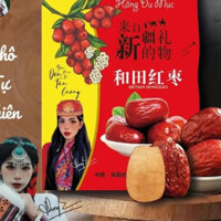 Táo đỏ Tân Cương -Táo Hòa Điền Tân Cương Hảo Hạng thịt chắc dẻo thơm trái loại to 80-90 quả/kg