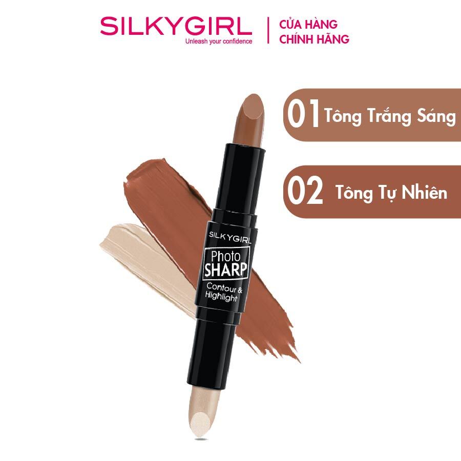 Tạo khối 2 đầu Silkygirl Photosharp Contour & Highlighter