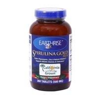 Tảo Mặt Trời Spirulina Gold Plus Earthrise Giúp Tăng Cân, Thải Độc, Giảm Mỡ Máu, Chống Lão Hoá (Hộp 360 Viên)