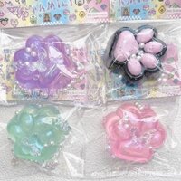 Tạo tác vuốt mèo siêu mềm cao su mềm giá trị cao, cảm giác thông hơi bằng vàng, sách nhỏ màu đỏ, đồ chơi âm nhạc chèn ép, bột giải nén Đàn hồi Chậm AUQT