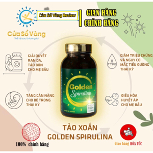 Tảo vàng hộp 1000 viên - Tảo Xoắn Spirulina EX Nhật Bản