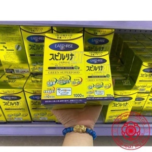 Tảo vàng hộp 1000 viên - Tảo Xoắn Spirulina EX Nhật Bản