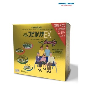 Tảo vàng hộp 1000 viên - Tảo Xoắn Spirulina EX Nhật Bản