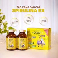Tảo vàng Spirulina EX Nhật Bản 2000 viên - (1 Hộp 2 lọ, mỗi lọ 1.000 viên)