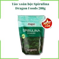 Tảo xoắn bột hữu cơ Spirulina Dragon Foods 200g