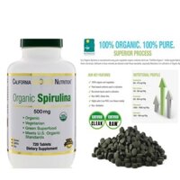 Tảo xoắn hữu cơ Organic Spirulina California Gold Nutrition
