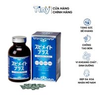 Tảo xoắn Nhật Bản Spimate Plus ,Beauty Spirulina tăng sức đề kháng,tiêu hóa tốt ,đẹp da ,dáng ,tóc ( 600 viên)