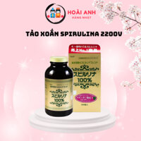 Tảo xoắn Spirulina 2200 viên tem đỏ