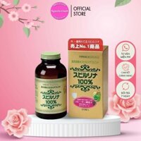 Tảo xoắn Spirulina Algae Nhật Bản giảm quá trình lão hoá, thanh lọc cơ thể hộp 2200 viên - CO119