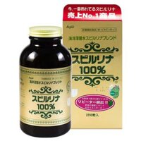 Tảo xoắn Spirulina Japan Algae Nhật Bản hộp 2200 viên mác đỏ