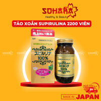 Tảo xoắn Spirulina Nhật Bản hộp 2200- 2400 viên