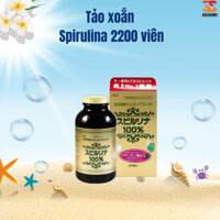 Tảo Xoắn Spirulina Nhật Bản Thực Phẩm Bảo Vệ Sức Khỏe hộp 2200 viên