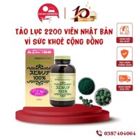 Tảo xoắn Spirulina Nhật Bản 2200 viên