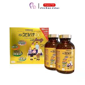 Tảo xoắn vàng cao cấp Spirulina EX DIC 2000 viên