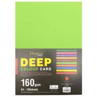 Tập 100 Giấy Màu A4 160gsm - Campap CA4708-D06 - Grass Green