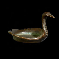 Tạp Chí Cổ Copperware Thiên Nga Nhỏ Bút Bút Rửa Bút Thiên Nga Món Ăn Trang Trí Học Tập Tạp Chí Cổ Copperware Thiên Nga Nhỏ Bút Giặt Bút Thiên Nga Món Ăn Trang Trí Học Tập 3.31
