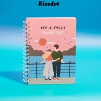 Tạp chí danh sách điều ước dành cho cặp đôi RISEDOT, Quà tặng ngày lễ tình nhân cá nhân 8 inch, Giấy di động Notepad Woman