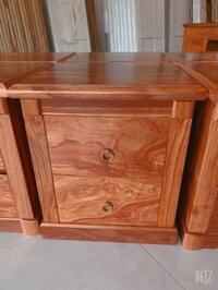 Táp đầu giường gỗ hương đá - cổ điển