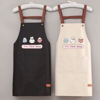 Tạp Dề Nấu Ăn Chống Thấm Nước Chống Dầu Thiết Kế Đơn Giản Phong Cách Mới Mùa Hè