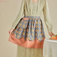 Tạp dề nấu ăn KORYES, Tạp dề nửa eo hoa thời trang cổ điển, Đồ dùng nhà bếp Chống bẩn Ngắn phong cách Hàn Quốc Tạp dề eo nữ Trang phục hầu gái
